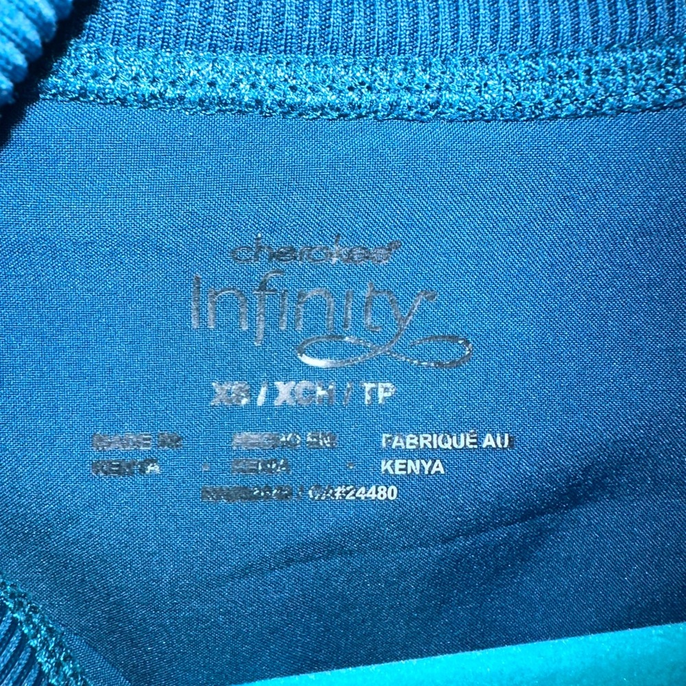 Women's Blue Zip-Up Lab Jacket - Picture 2 of 5